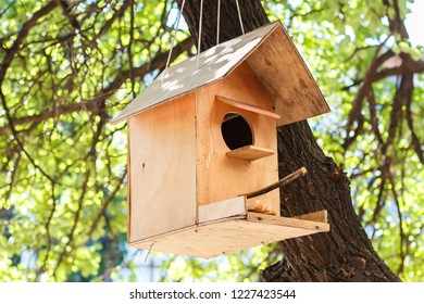 NEW Wall Mounted Bird Dovecote Wooden Nest Box Garden Nestbox Nesting Decorative
