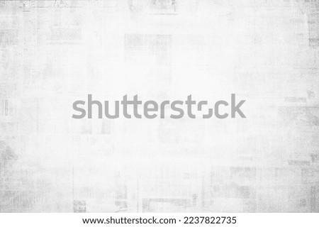 OLD NEWSPAPER BACKGROUND, BLACK AND WHITE GRUNGE PAPER TEXTURE, VINTAGE WALLPAPER PATTERN, WHITE NEWS PRINT DESIGN WITH SPACE FOR TEXT