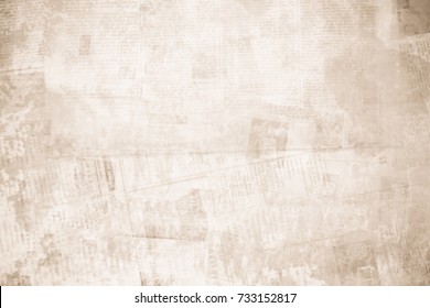 OLD NEWSPAPER BACKGROUND, PAPER TEXTURE