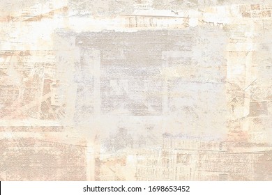 OLD NEWSPAPER BACKGROUND, SCRATCHED VINTAGE PAPER TEXTURE, WEATHERED TEXTURED OVERLAY PATTERN