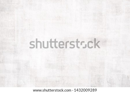 OLD NEWSPAPER BACKGROUND, WHITE BLANK GRUNGE PAPER TEXTURE, SPACE FOR TEXT