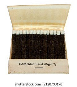 Old Nite Club Matchbook Promoting ENTERTAINMENT NIGHTLY.