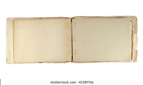 Old Notepad Isolated On White