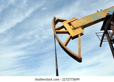 Old Oil Rigs In The Albanian Mountains.