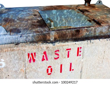 Old Oil Waste Bin