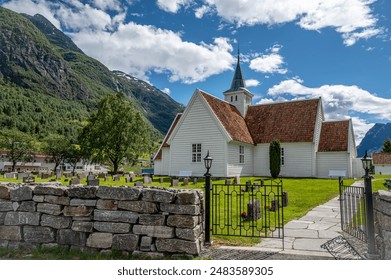 Old Olden Church in Olden Norway - Powered by Shutterstock