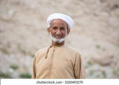 Old Omani Arab Man In Traditional Clothes