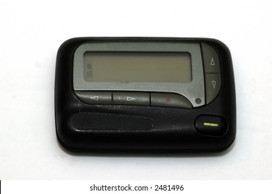 An Old One Way Pager Against A White Background