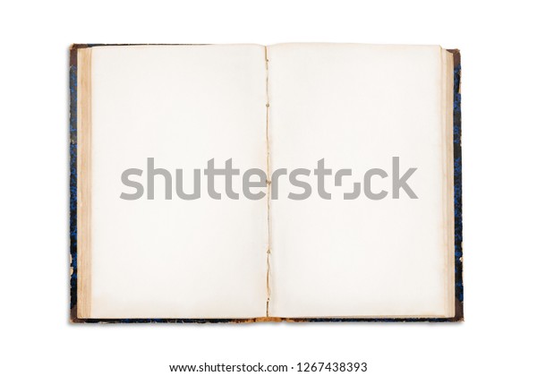 Vieux Livre Ouvert Avec Des Pages Photo De Stock Modifiable