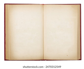 old open book isolated on white background - Powered by Shutterstock