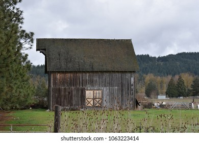 Old Oregon Barn In Brownsville