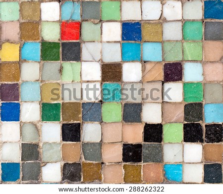 old oriental mozaic