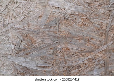 Old OSB Texture. Chipboard Sheet. Construction Concept, Fresh Renovation, Building Materials