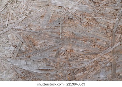 Old OSB Texture. Chipboard Sheet. Construction Concept, Fresh Renovation, Building Materials