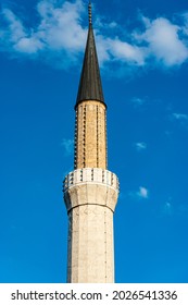 Old Ottoman Empire Minaret under a beautiful Blue sky in Sarajevo, Bosnia and Hercegovina. - Shutterstock ID 2026541336