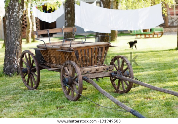 old oxen\
cart