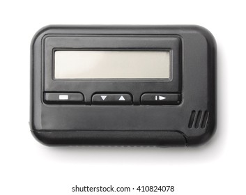 Old Pager Isolated On White