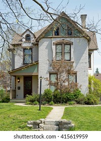 Old Painted Brick House