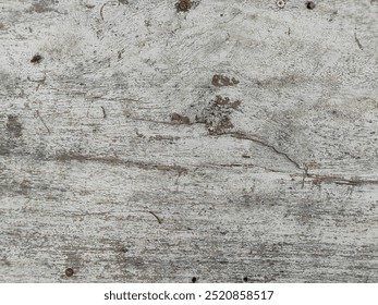 Old Painted Wooden Surface – Faded, distressed wooden surface with peeling paint and a weathered look, perfect for vintage or shabby-chic texture backgrounds. - Powered by Shutterstock