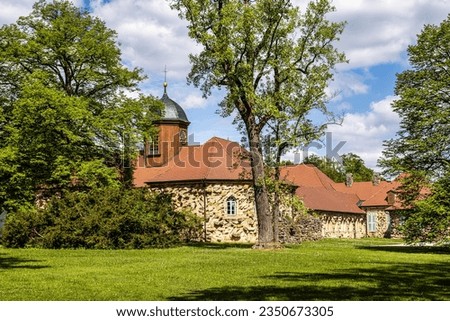 Old Palace, Altes Schloss in the park of historical Hermitage, Eremitage near the city of Bayreuth, Bavaria, region Upper Franconia, Germany