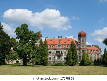 Old palace in Brynek, Upper Silesia region, Poland