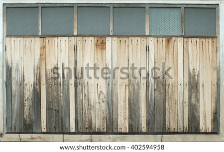 Similar – Image, Stock Photo Doors and Stripes