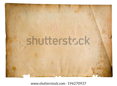 Old paper