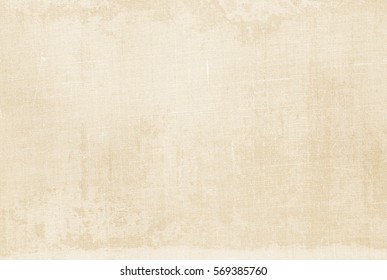 old paper background or canvas fabric texture beige background 