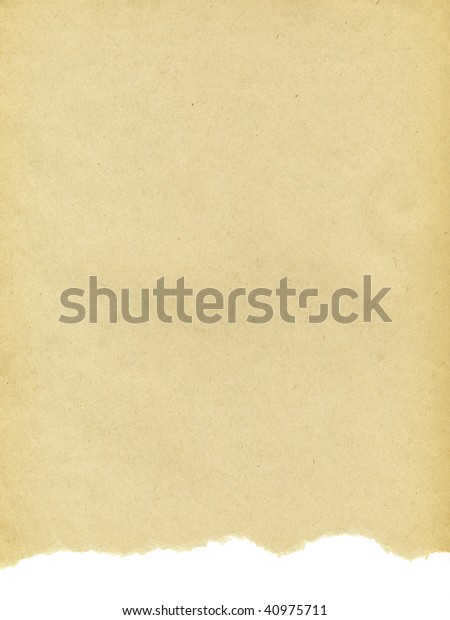 Old Paper Background Ragged Edge Stock Photo (Edit Now) 40975711