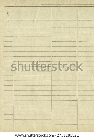 Old paper document template background. Vintage checkered paper texture.