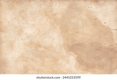 Old paper texture, brown vintage paper sheet background with space for text