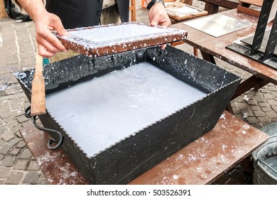 Old Papermaking Craft Canvas