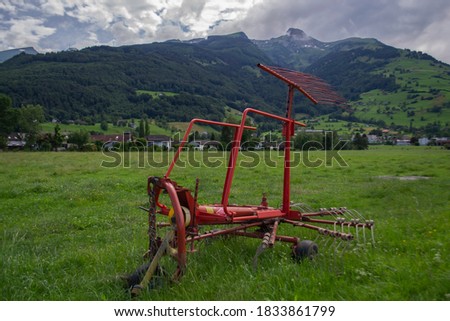 Similar – ganz schön abgefahren diese Skipiste – Piemont 2024