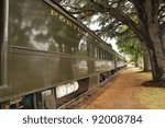 An old passenger train