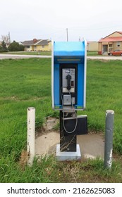 Old Pay Phone In Rural South Dakota.