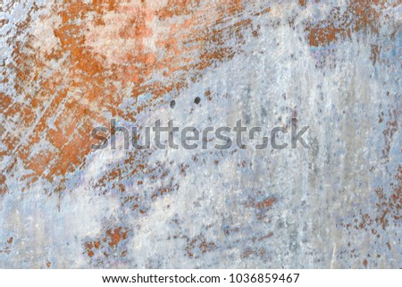 Old peeling paint. Multicolored background. Close-up