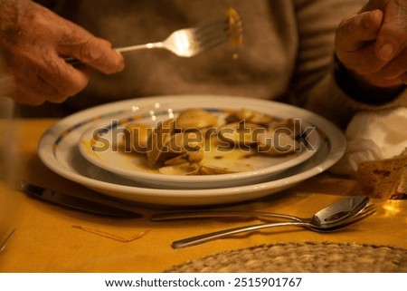 Image, Stock Photo holiday roast Food