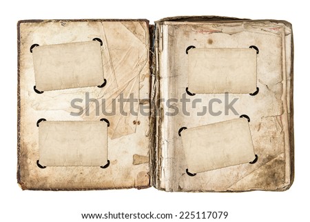 Old Photo Album Page Frames Corners Stock Photo (Edit Now) 225117079