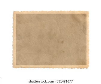 Old photo frame. Vintage paper. Retro card - Shutterstock ID 331491677