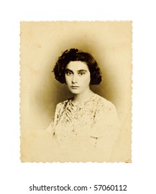 Old Photo Of A Woman