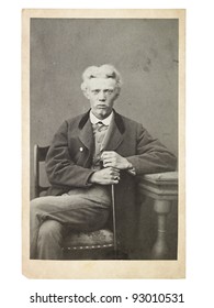 An Old Photograph, A Portrait Of A Man