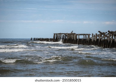 Old Pier ruins at the sea - Powered by Shutterstock