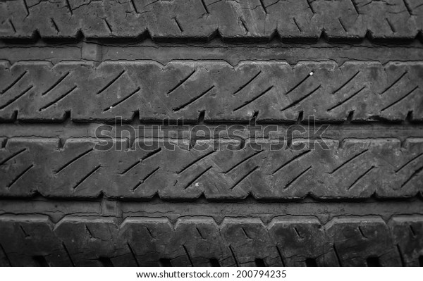 old pile
of a worn out car tires pattern
background