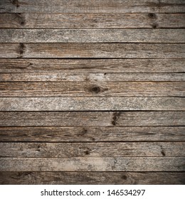 Old plank wooden wall background