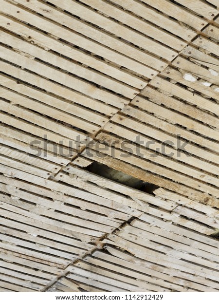 Old Plaster Lath Ceiling Need Repair Stock Photo Edit Now 1142912429