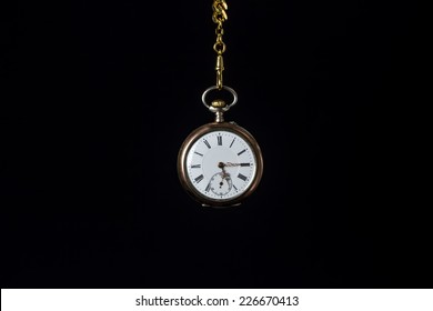 10,543 Pocket Watch On Black Background Images, Stock Photos & Vectors ...