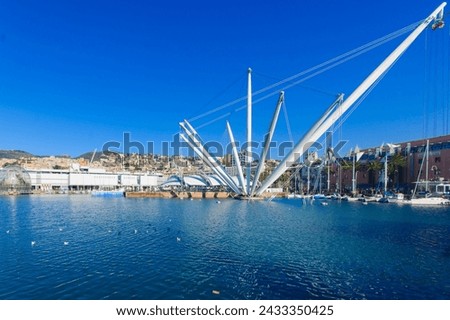 The old port of Genoa, Liguria, Italy
