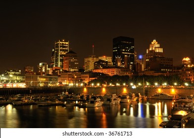 Old Port Of Montreal By Night