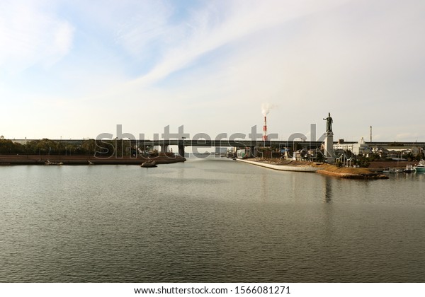 Old Port Sakai Evening Osaka Japan Stock Photo Edit Now 1566081271