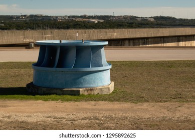 Old Power Turbine Mansfield Dam Austin TX